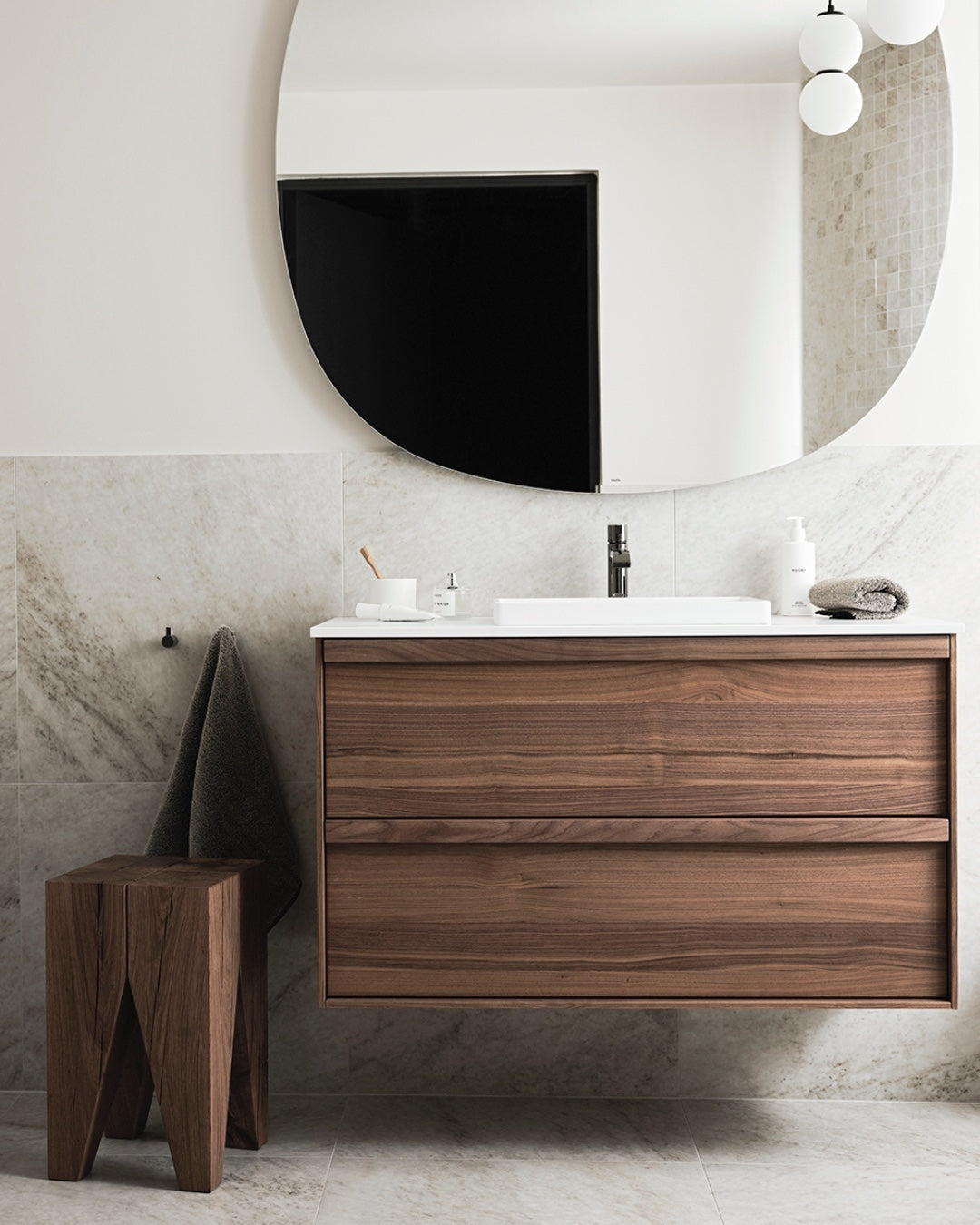 Arkitekt Badmøbel Valnød