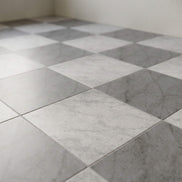 Flise Carrara Dark Checker