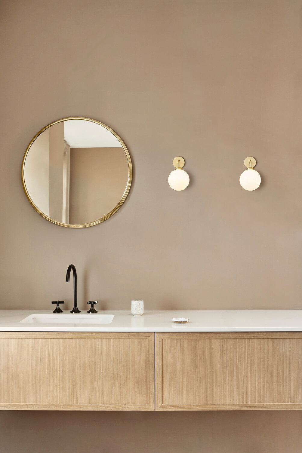 Globe Arm Wall Lamp