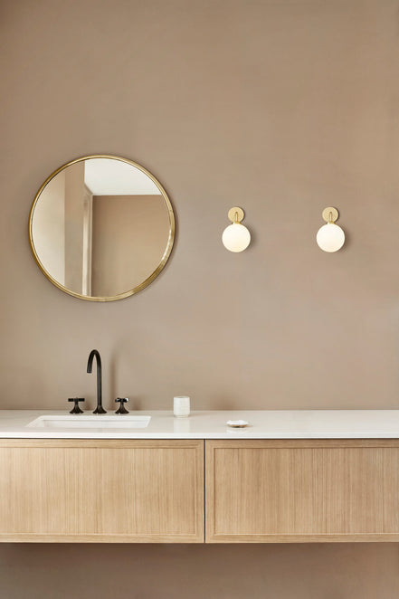 Globe Arm Wall Lamp