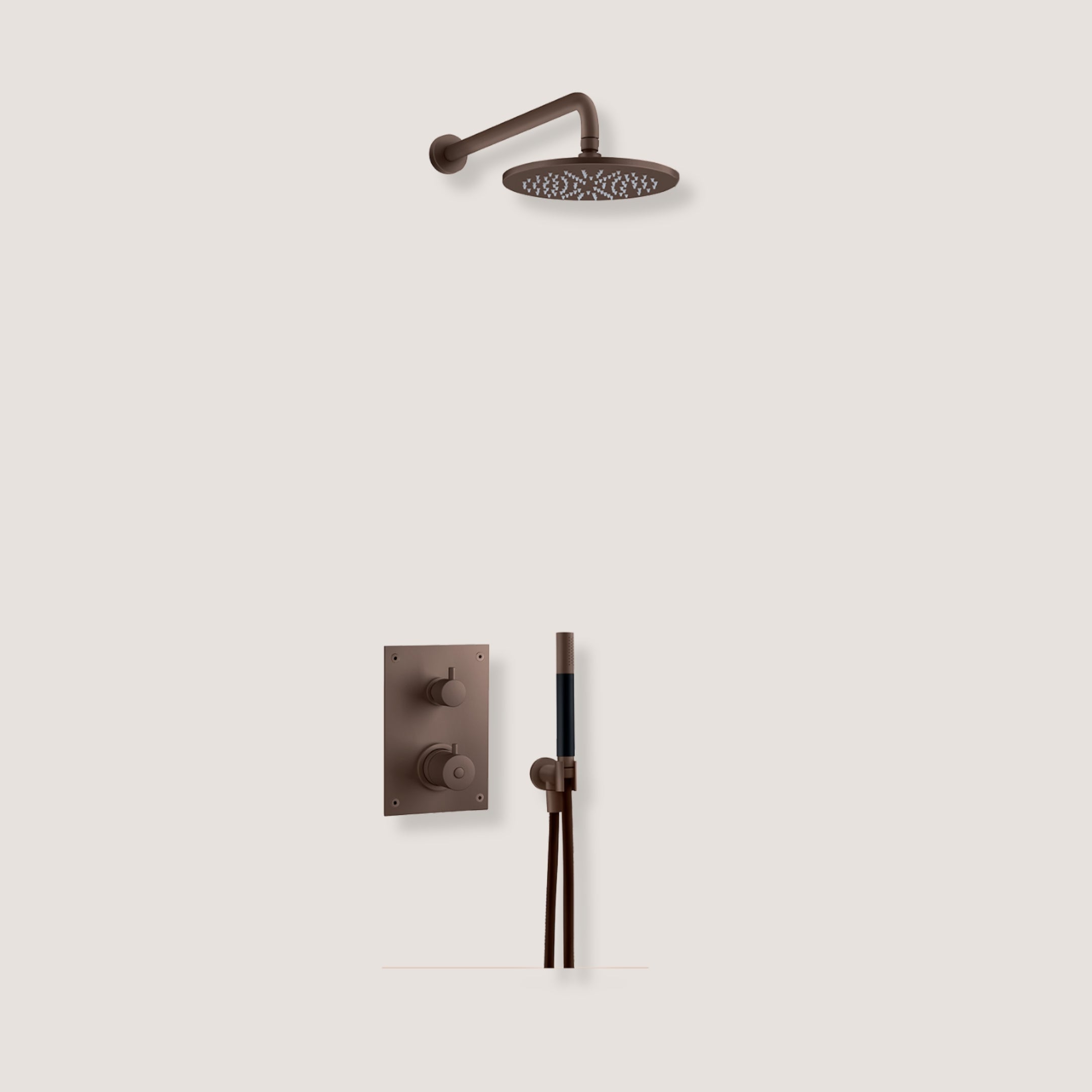 Bruser indbygget med ramme bronze