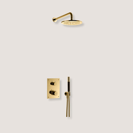 Bruser indbygget med ramme naturmessing