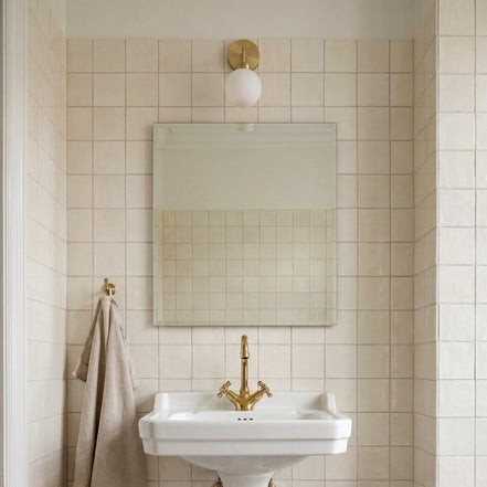 Globe Arm Wall Lamp