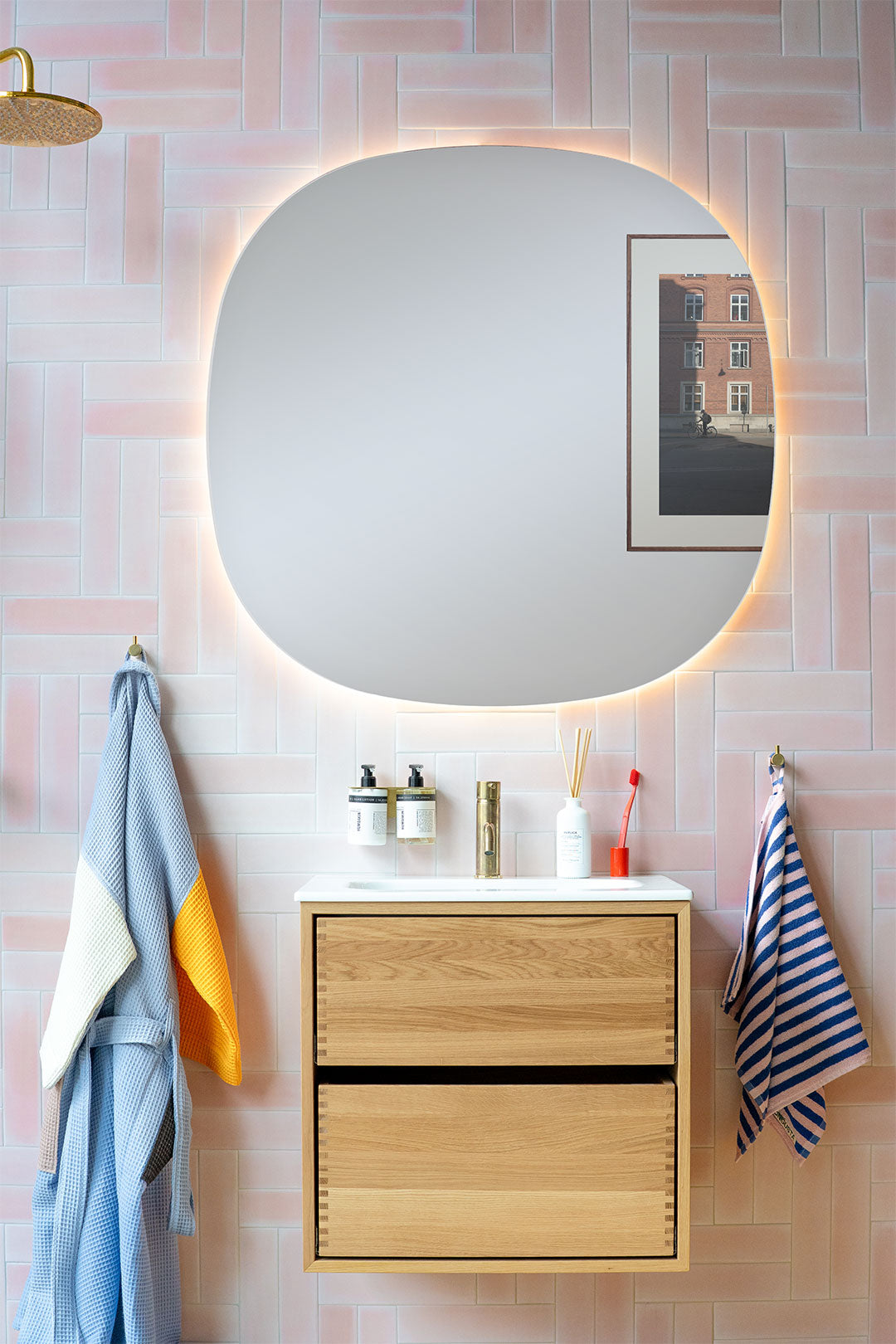 Spejl Ellipse LED