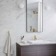Arkitekt Væglampe Opal Sort