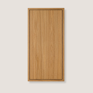 Carpenter Wall Cabinet with 1 Door Natural Oak
