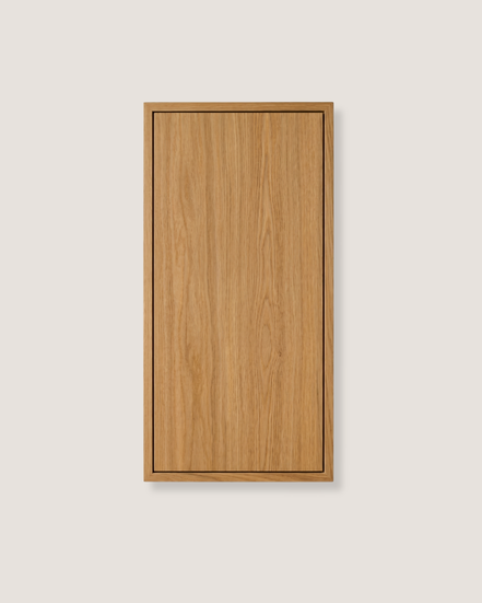 Carpenter Wall Cabinet with 1 Door Natural Oak