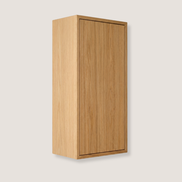Carpenter Wall Cabinet with 1 Door Natural Oak