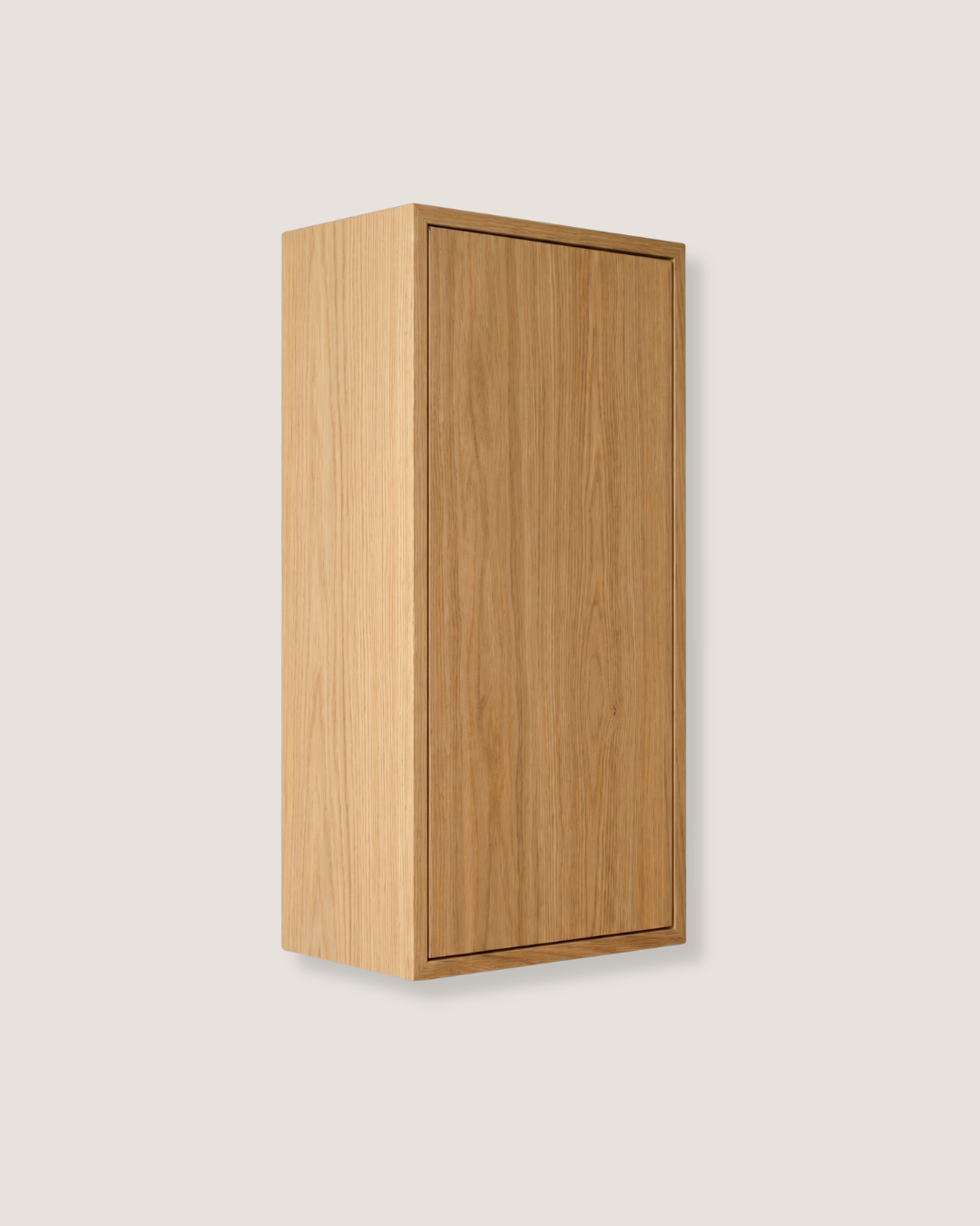 Carpenter Wall Cabinet with 1 Door Natural Oak