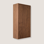 Carpenter Wall Cabinet with 1 Door Walnut