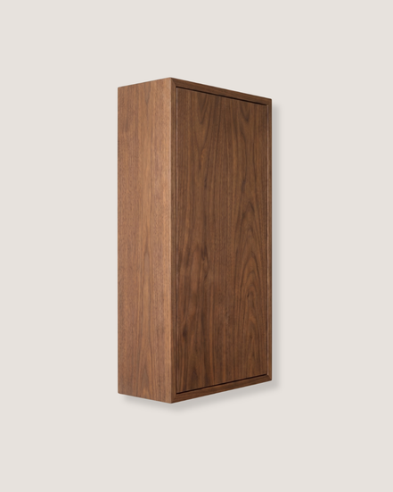 Carpenter Wall Cabinet with 1 Door Walnut