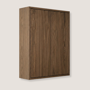 Carpenter Wall Cabinet with 2 Doors Smoked Oak