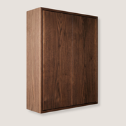 Joiner Wall Cabinet with 2 Doors Walnut