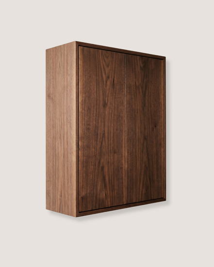 Joiner Wall Cabinet with 2 Doors Walnut