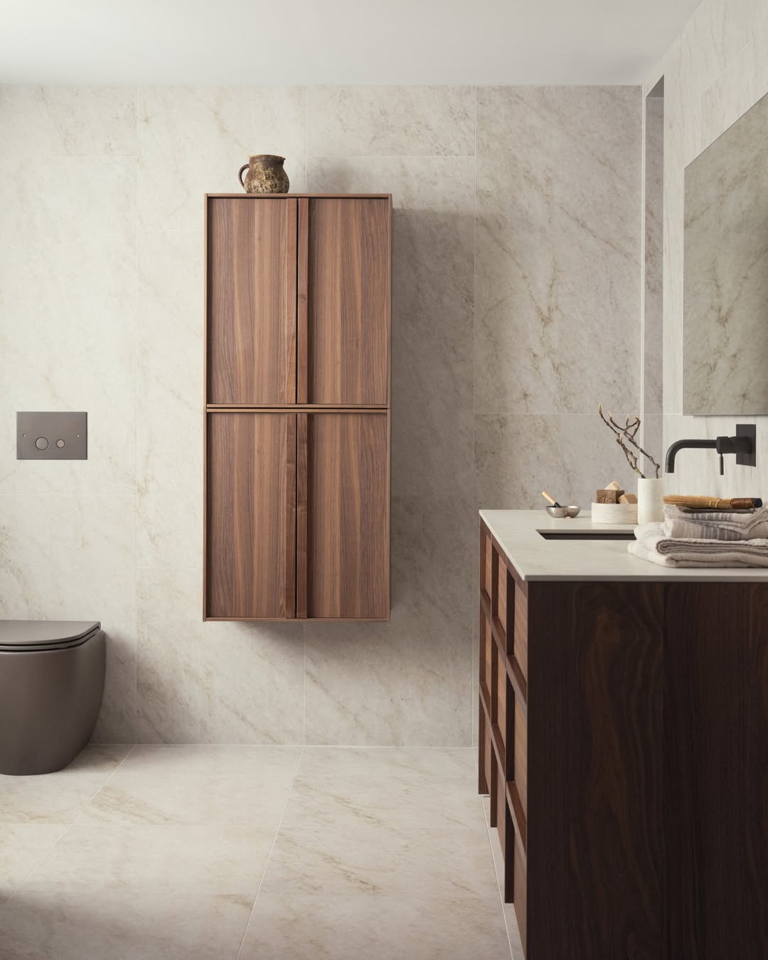 Architect Wall Cabinet Walnut